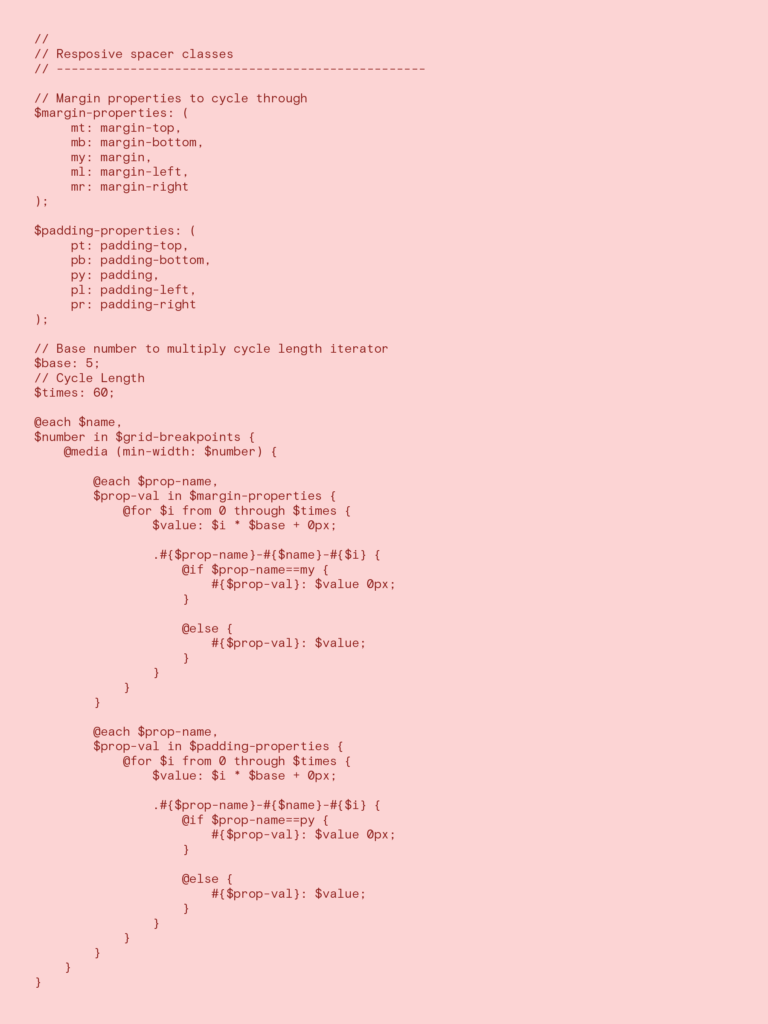 Responsive Vertical Spacing - Athletics